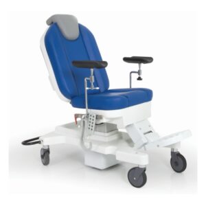 Fauteuil de prélèvement sanguin et de dialyse à 3 moteurs